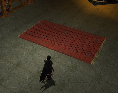large red rug