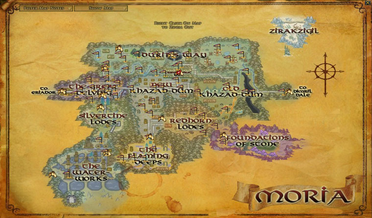 Moria Map Middle Earth Mines of Moria Map a Map of Where the 